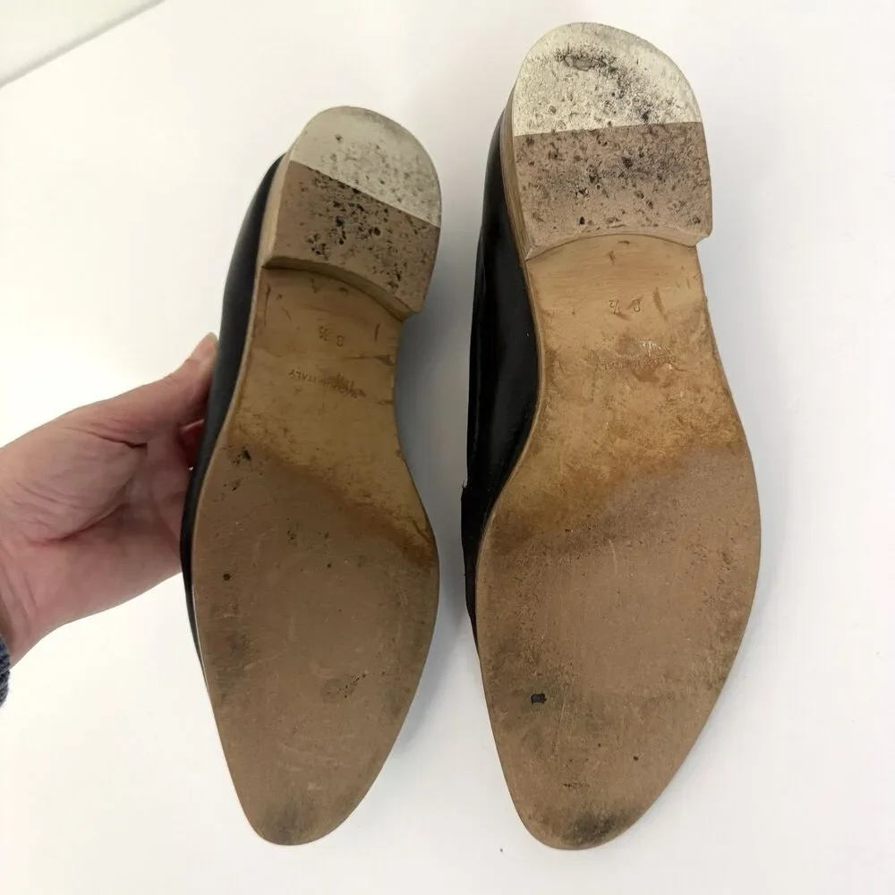 Everlane The Modern Loafer 8.5 Made In Italy Slip On Almond Toe Low Heel Classic